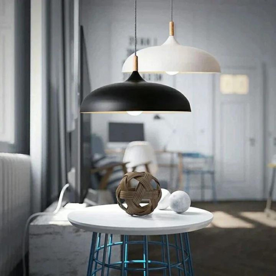 Scandinavische plafondlamp van eikenhout - Modern en Energiezuinig