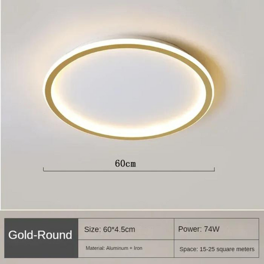 Ronde LED plafondlamp met Scandinavisch design en gelijkmatige verlichting