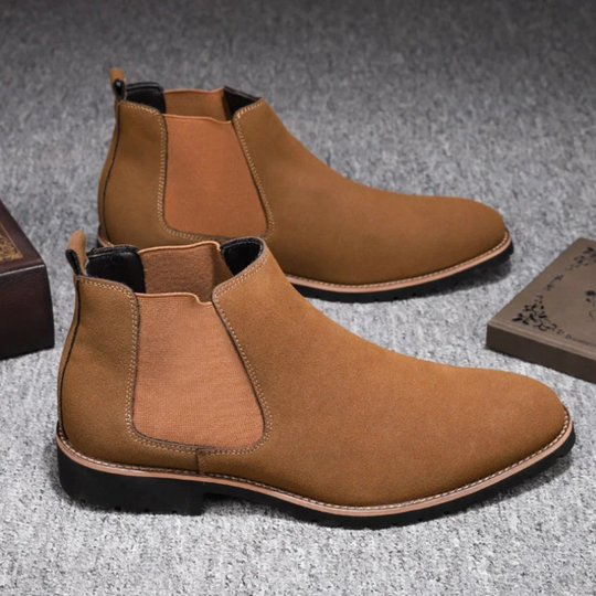 Slijtvaste heren Chelsea boots met profielzolen – Comfortabel en robuust