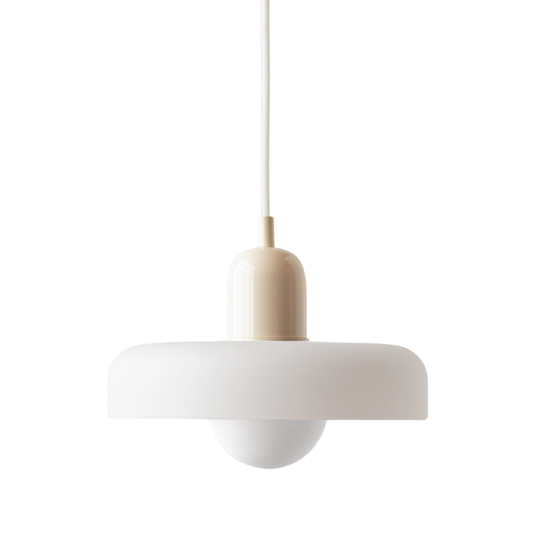 Voss' - Bauhaus Hanglamp - Gekleurd glas en modern design