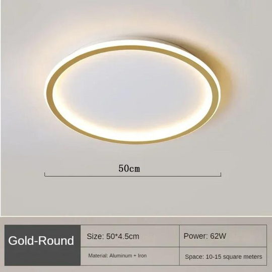 Ronde LED plafondlamp met Scandinavisch design en gelijkmatige verlichting