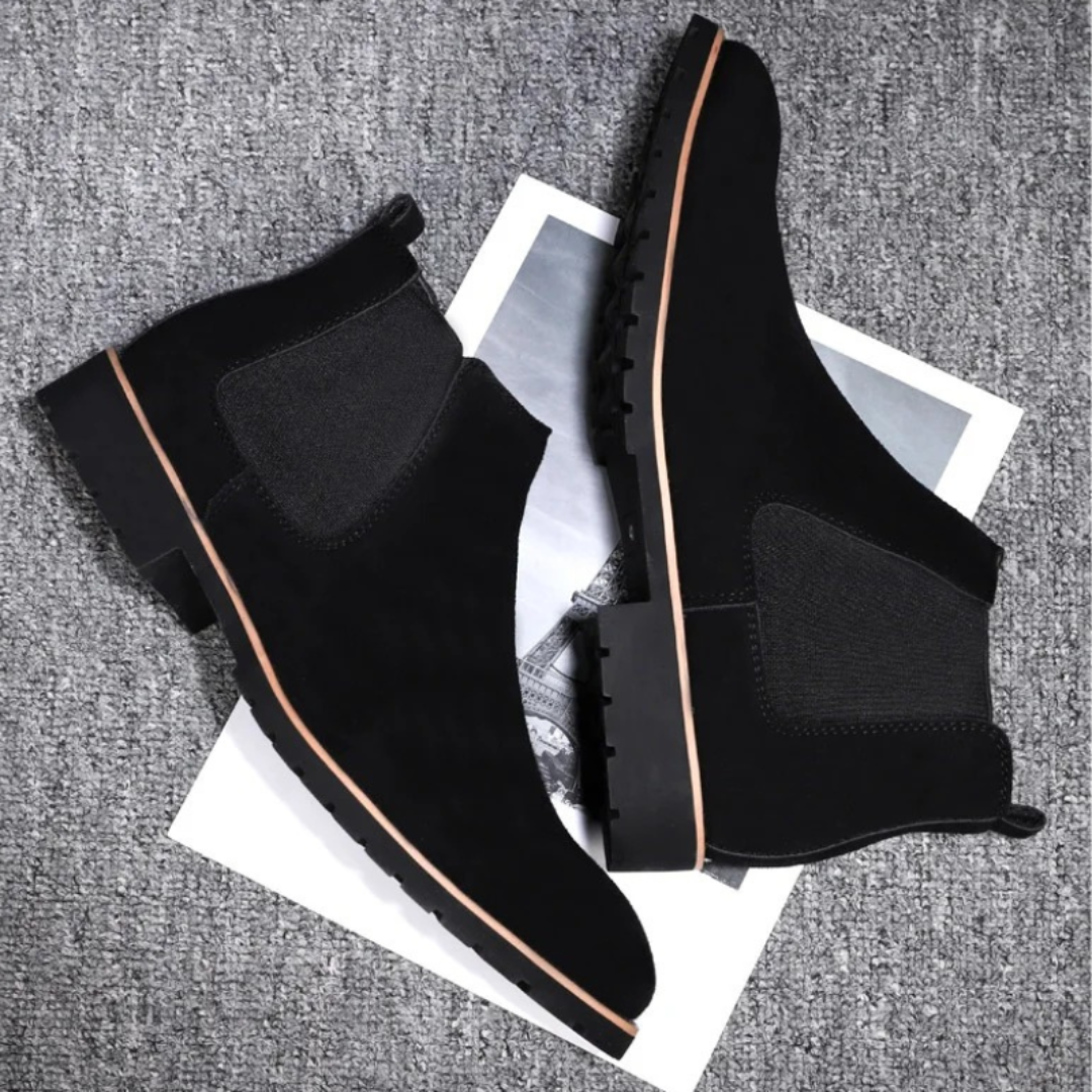 Slijtvaste heren Chelsea boots met profielzolen – Comfortabel en robuust