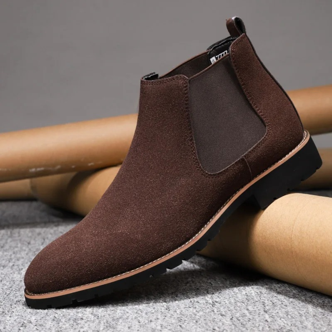 Slijtvaste heren Chelsea boots met profielzolen – Comfortabel en robuust