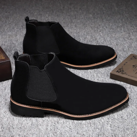 Slijtvaste heren Chelsea boots met profielzolen – Comfortabel en robuust