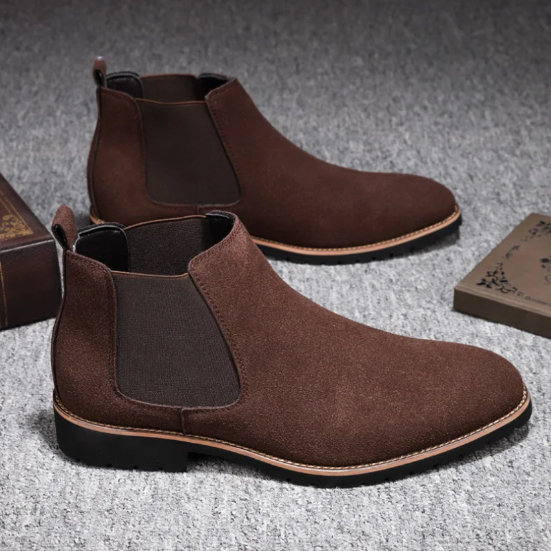 Slijtvaste heren Chelsea boots met profielzolen – Comfortabel en robuust