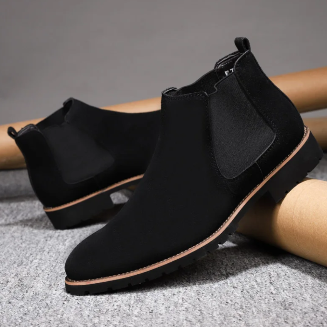 Slijtvaste heren Chelsea boots met profielzolen – Comfortabel en robuust