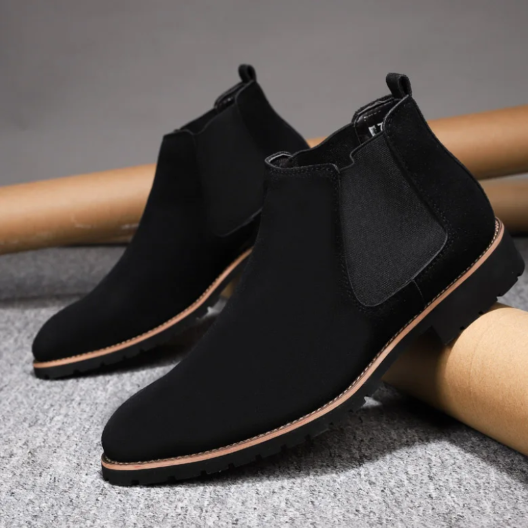 Slijtvaste heren Chelsea boots met profielzolen – Comfortabel en robuust