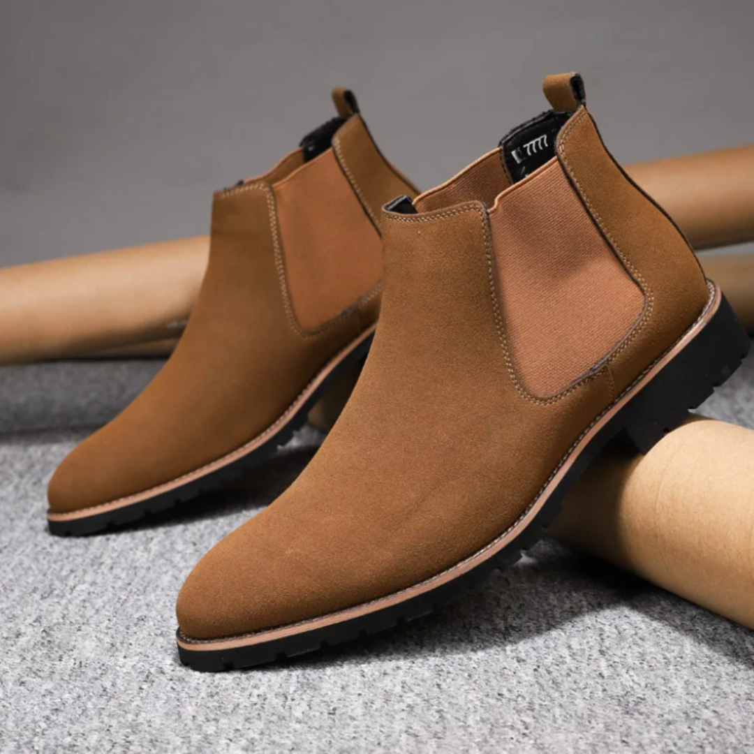 Slijtvaste heren Chelsea boots met profielzolen – Comfortabel en robuust