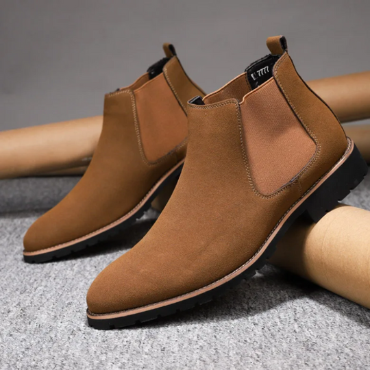 Slijtvaste heren Chelsea boots met profielzolen – Comfortabel en robuust