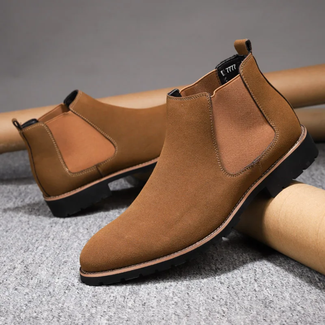 Slijtvaste heren Chelsea boots met profielzolen – Comfortabel en robuust