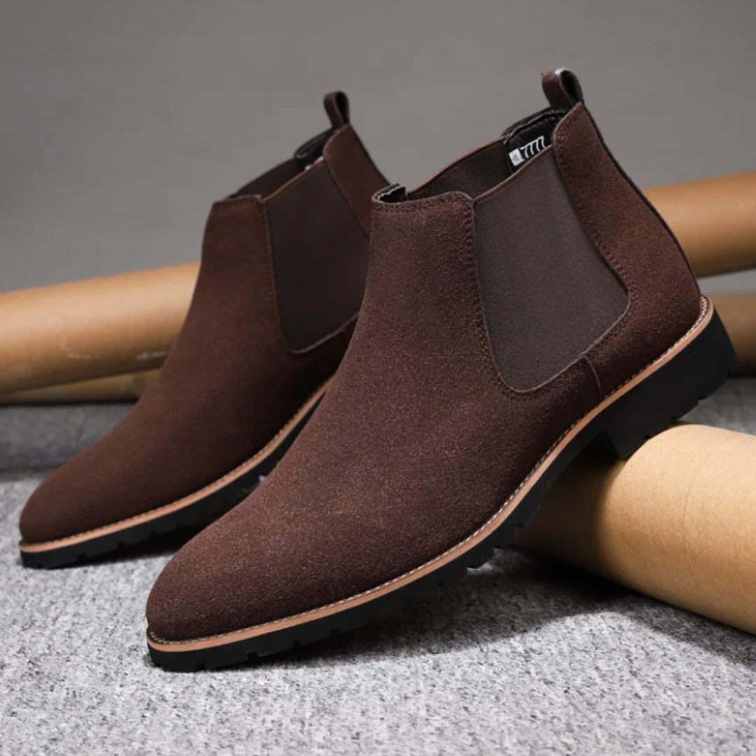 Slijtvaste heren Chelsea boots met profielzolen – Comfortabel en robuust