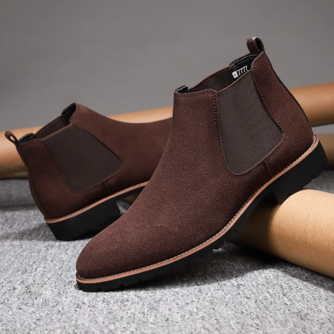 Slijtvaste heren Chelsea boots met profielzolen – Comfortabel en robuust