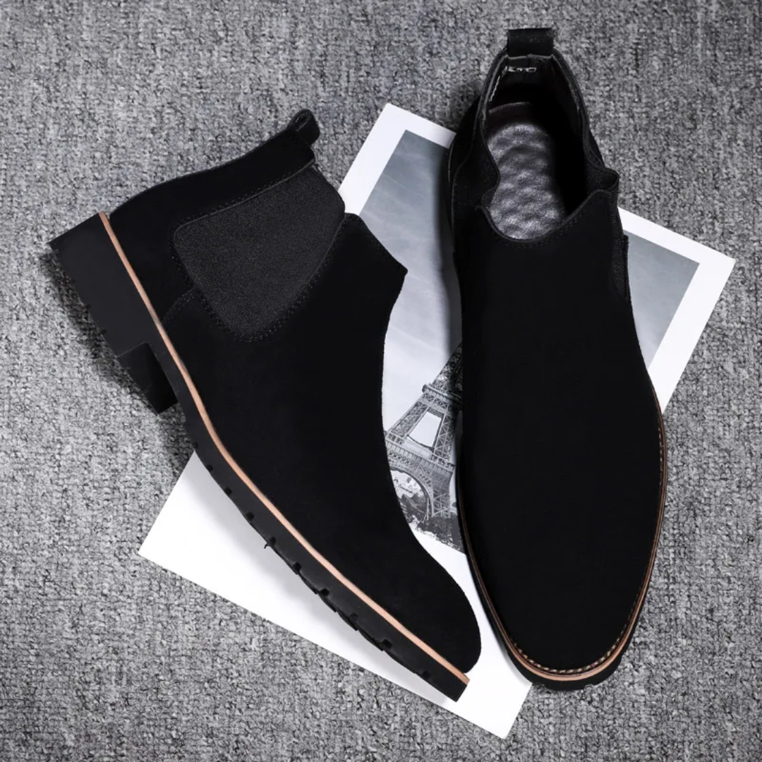 Slijtvaste heren Chelsea boots met profielzolen – Comfortabel en robuust