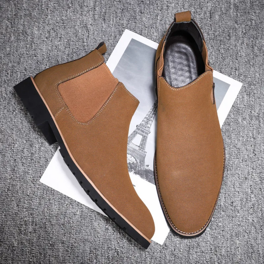 Slijtvaste heren Chelsea boots met profielzolen – Comfortabel en robuust