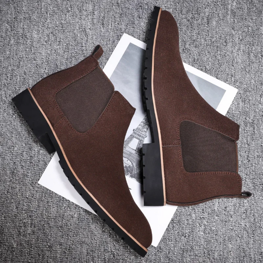 Slijtvaste heren Chelsea boots met profielzolen – Comfortabel en robuust