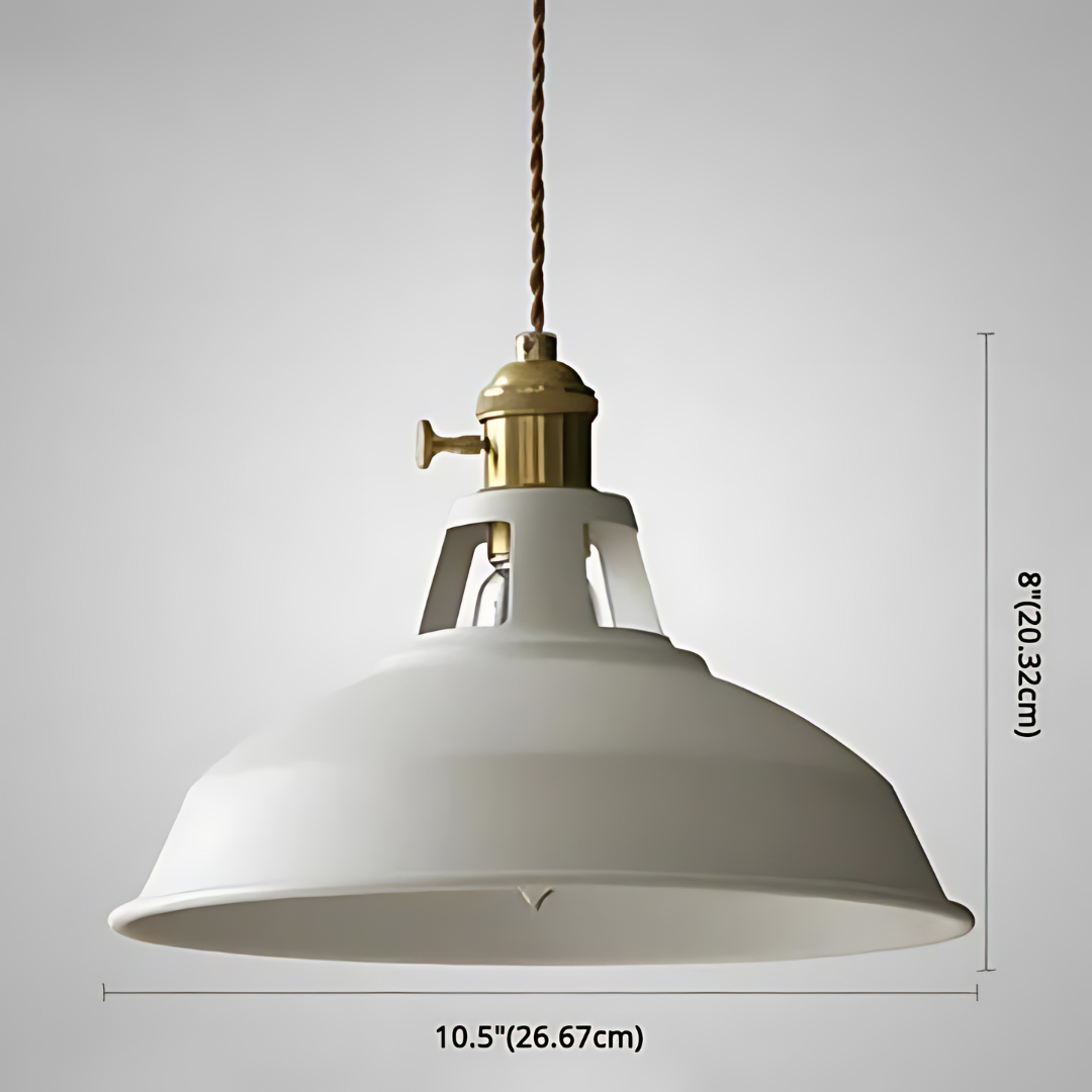 Industriële Hanglamp van Metaal met Retro Design en Verstelbare Ketting