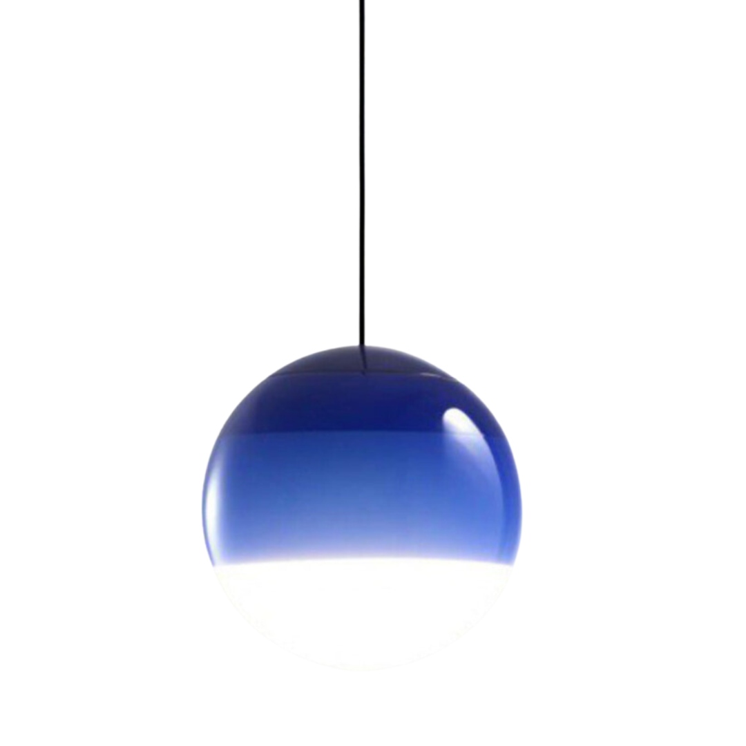 Moderne Glazen Bollen Hanglamp met Kleurverloop