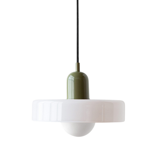 Voss' - Bauhaus Hanglamp - Gekleurd glas en modern design