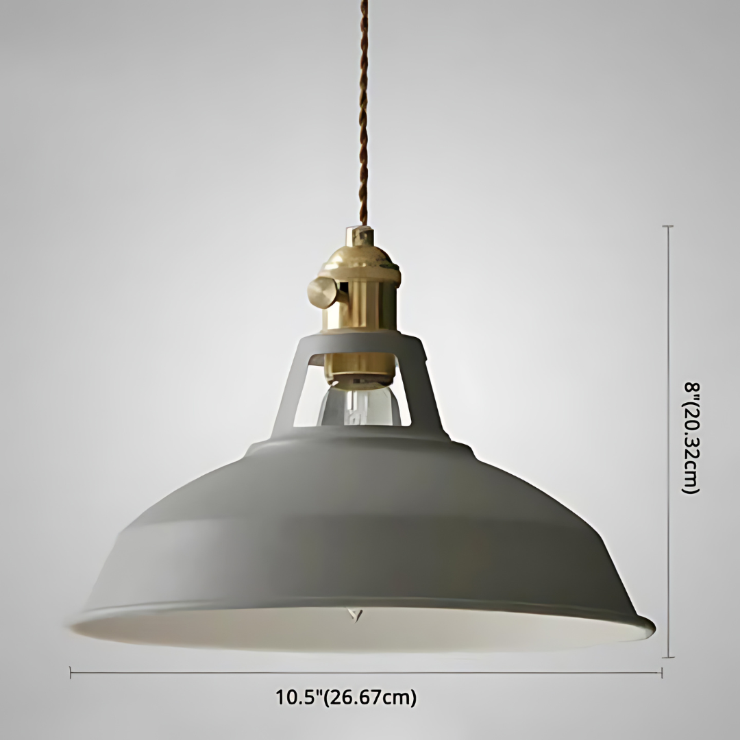 Industriële Hanglamp van Metaal met Retro Design en Verstelbare Ketting