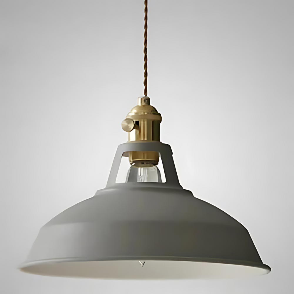 Industriële Hanglamp van Metaal met Retro Design en Verstelbare Ketting