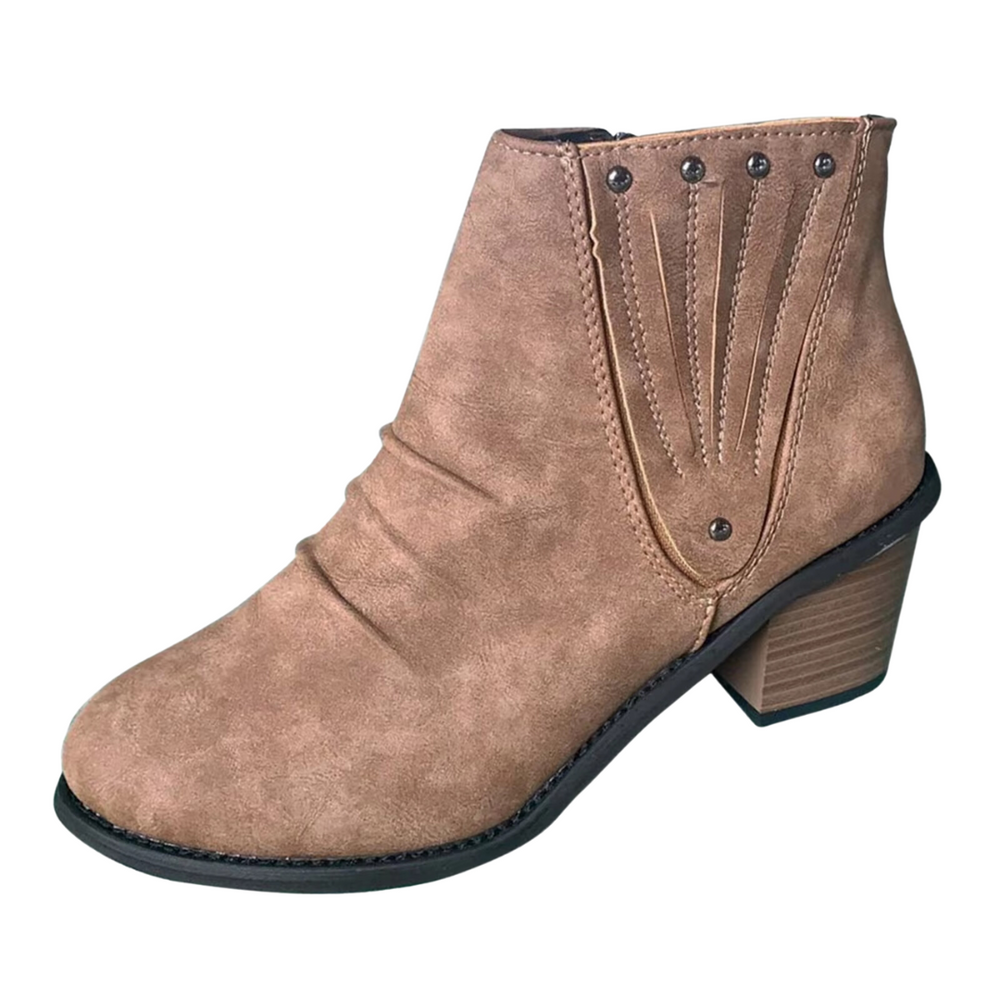 Comfortabele Dames Enkelboots met Antislipzool