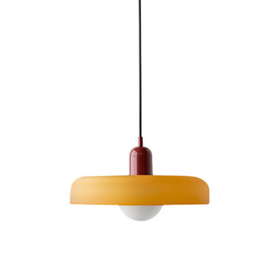 Voss' - Bauhaus Hanglamp - Gekleurd glas en modern design