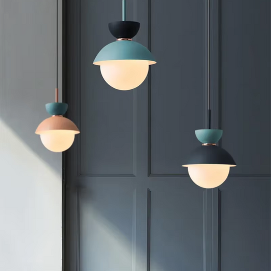 Hanglamp met glazen kap - Modern en Scandinavisch design