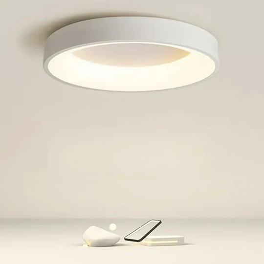 Ronde LED plafondlamp met Scandinavisch design en energiezuinige verlichting