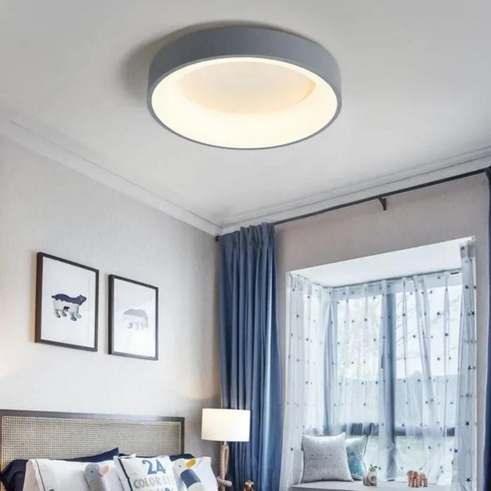 Ronde LED plafondlamp met Scandinavisch design en energiezuinige verlichting