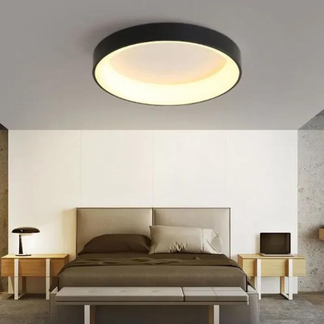 Ronde LED plafondlamp met Scandinavisch design en energiezuinige verlichting