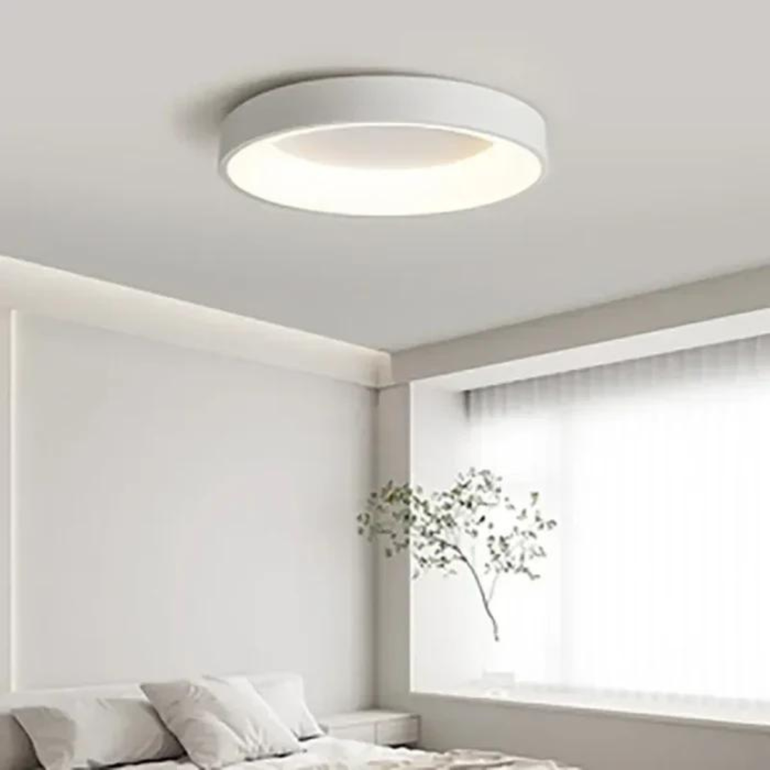 Ronde LED plafondlamp met Scandinavisch design en energiezuinige verlichting