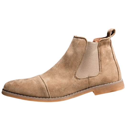 Moderne Suède Chelsea Boots voor Heren met Comfortabele Zool