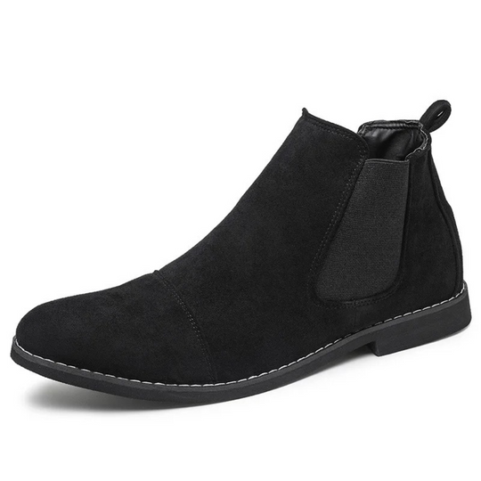 Moderne Suède Chelsea Boots voor Heren met Comfortabele Zool