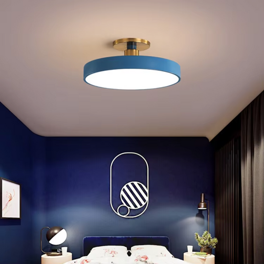 Moderne LED Plafondlamp in Scandinavische Stijl voor Slaapkamer