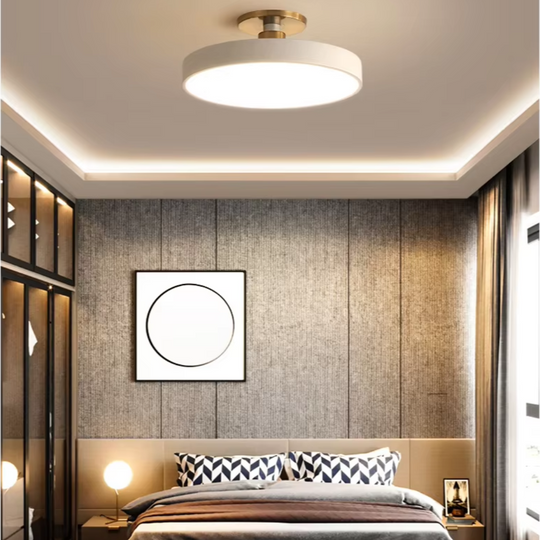 Moderne LED Plafondlamp in Scandinavische Stijl voor Slaapkamer