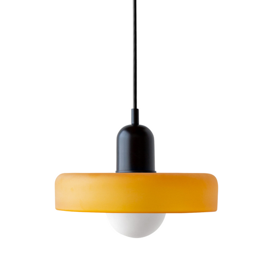 Voss' - Bauhaus Hanglamp - Gekleurd glas en modern design