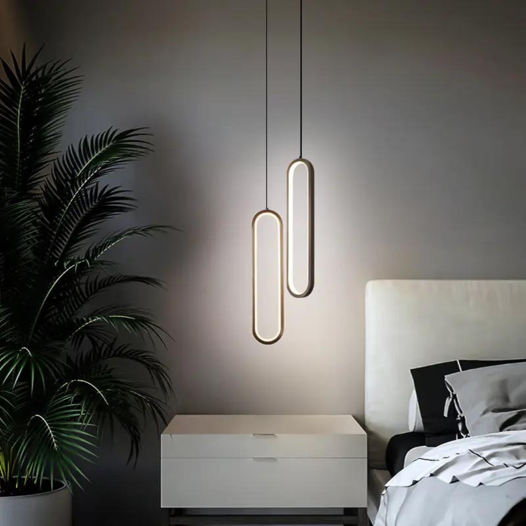 Moderne Hanglamp voor een Stijlvolle en Sfeervolle Slaapkamer