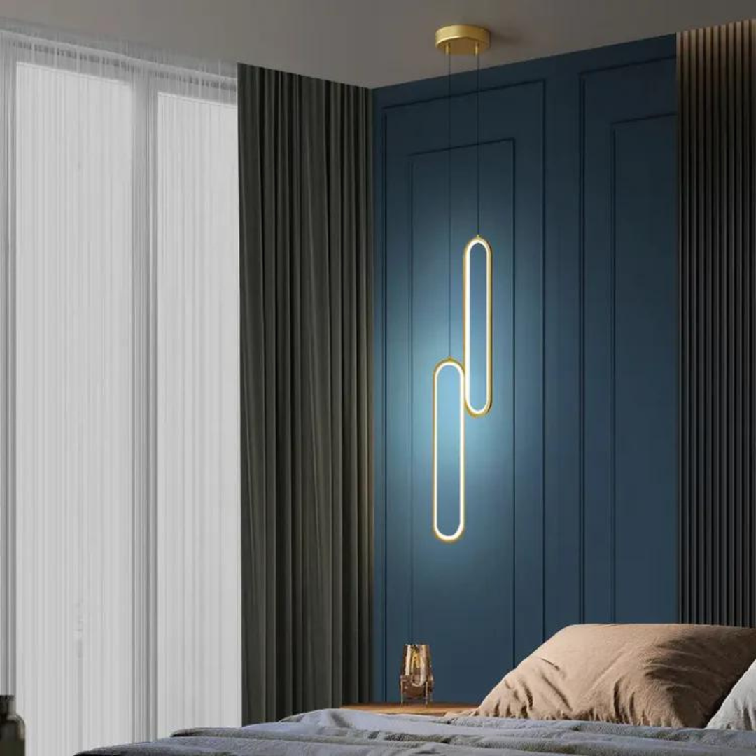 Moderne Hanglamp voor een Stijlvolle en Sfeervolle Slaapkamer