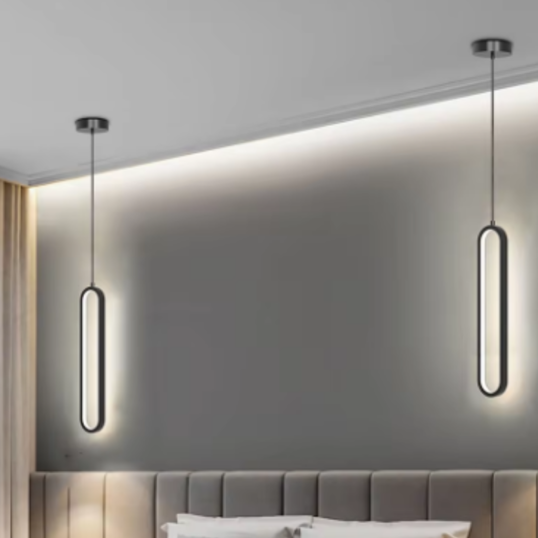 Moderne Hanglamp voor een Stijlvolle en Sfeervolle Slaapkamer