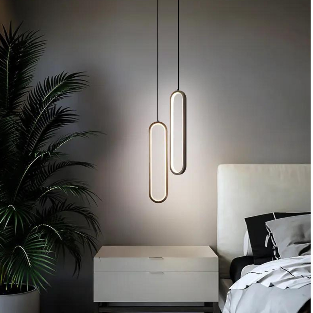 Moderne Hanglamp voor een Stijlvolle en Sfeervolle Slaapkamer