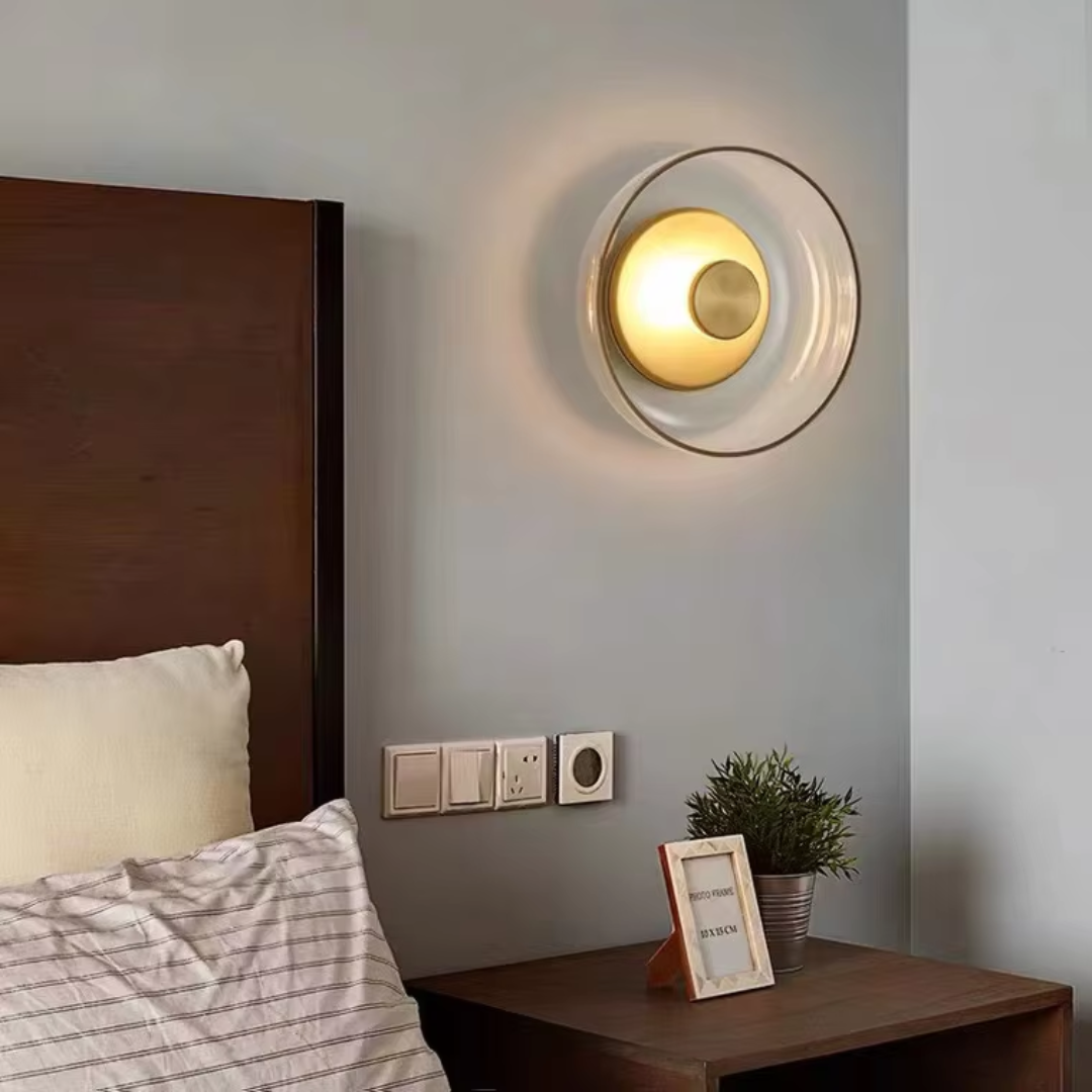 Moderne LED Plafondlamp van Glas voor Ingangsruimte