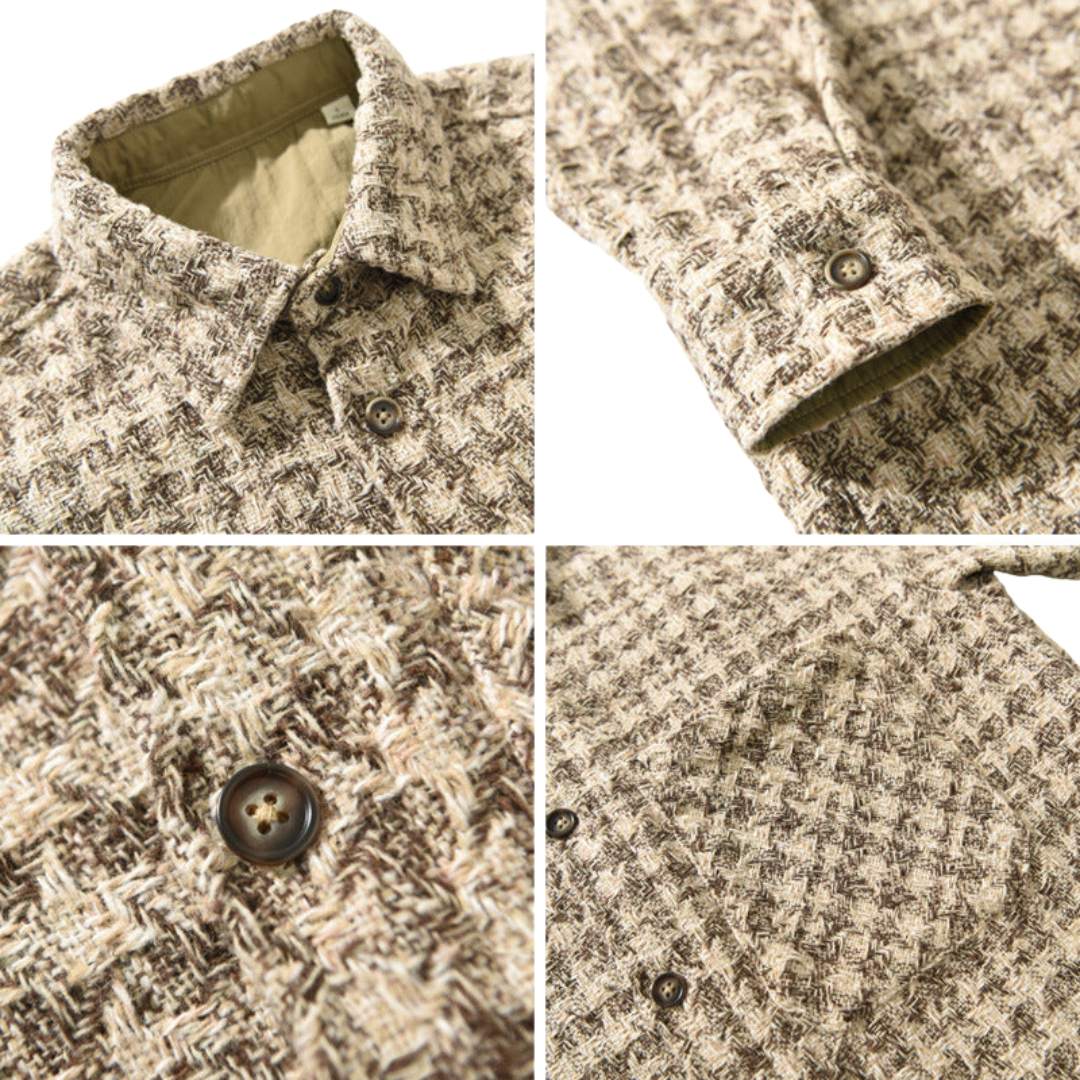 Stijlvolle Tweed Jas – Klassiek Design met Moderne Comfort