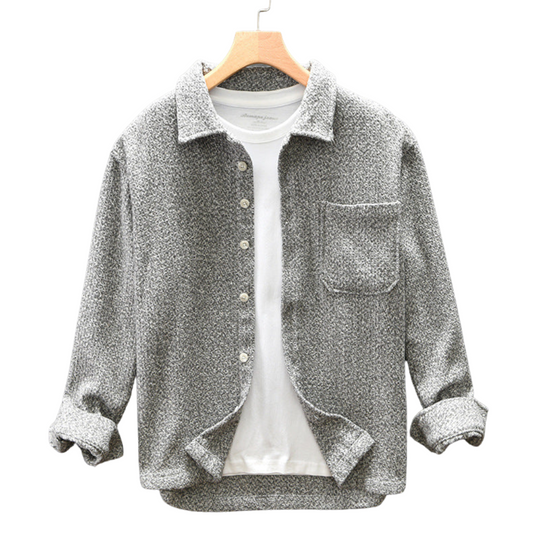 Comfortabel Tweed Overshirt – Zachte Stof met Duurzame Kwaliteit