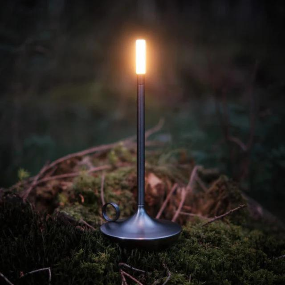 Slanke Kandelaarlamp met Dimbaar Licht en USB-oplaadfunctie