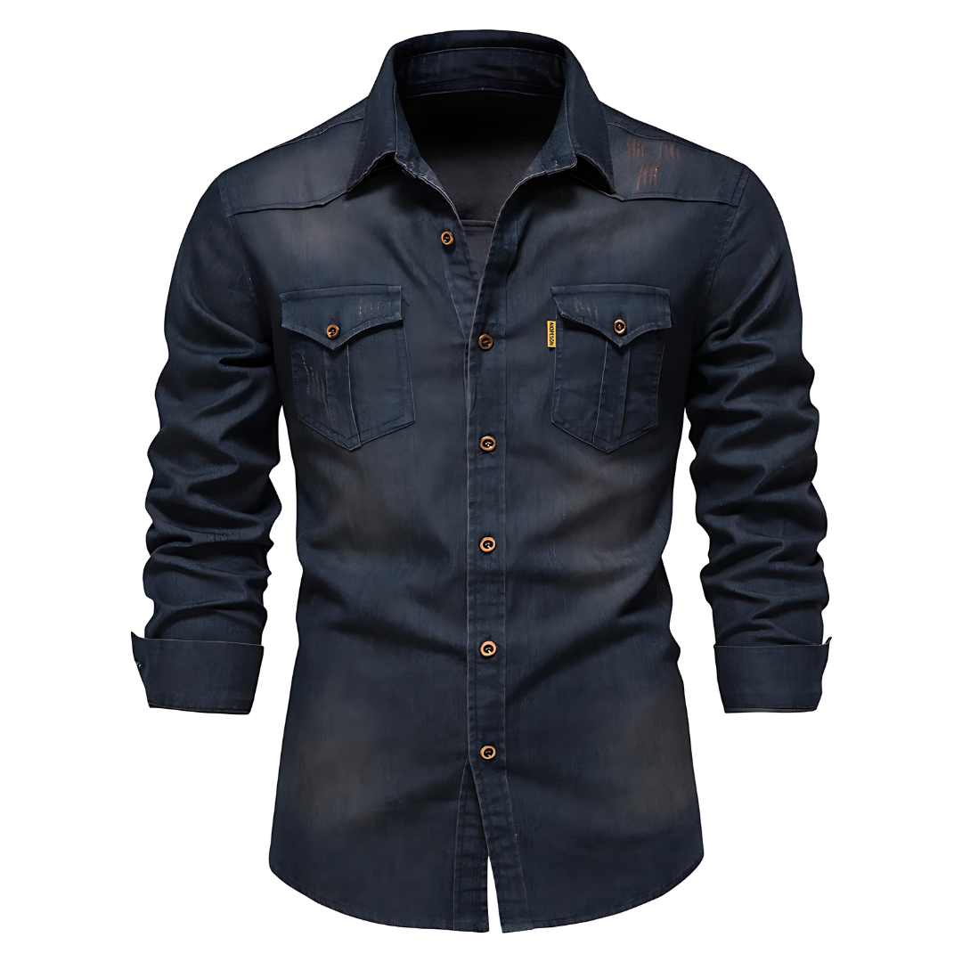 Stijlvol denim overhemd voor heren – Slim fit en comfortabel, perfect voor elke dag