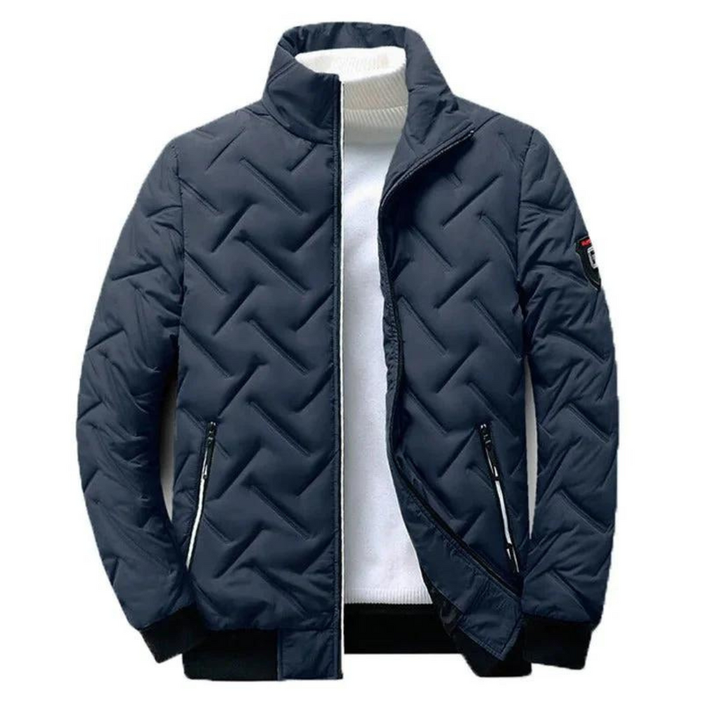 Casual heren winterjas met premium kwaliteit en comfortabel fleece