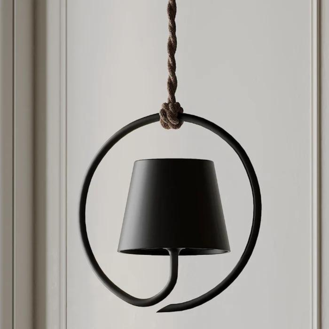 Oplaadbare LED hanglamp met minimalistisch design voor binnen en buiten