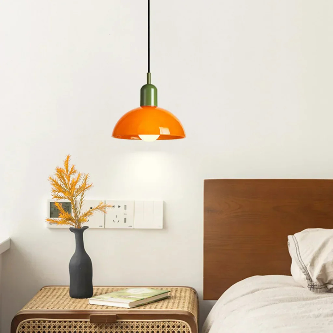 Stijlvolle Glazen Hanglamp met Levendig Design - Elegant en Tijdloos