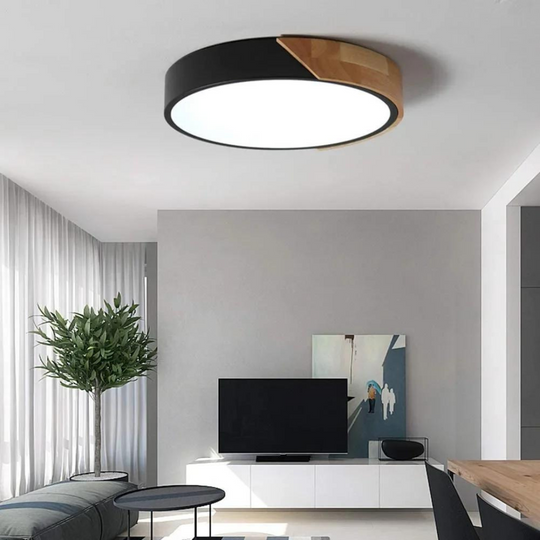 Scandinavische Plafondlamp met Modern Design en LED Verlichting