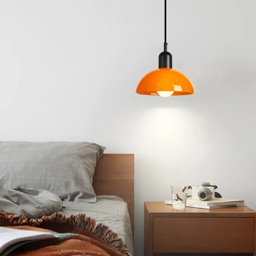 Stijlvolle Glazen Hanglamp met Levendig Design - Elegant en Tijdloos